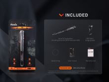 Fenix Taktické Pero T6 s LED Svietidlo Modré (3)