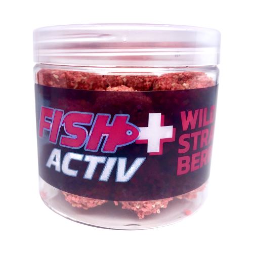 LK Baits Boilie Fish Activ Plus Willd Strawberry 200 ml