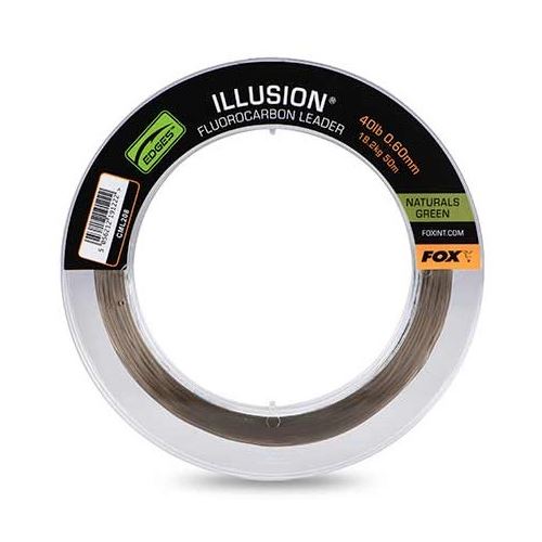 Fox Fluorocarbon Edges Illusion Leader Naturals Green 50 m