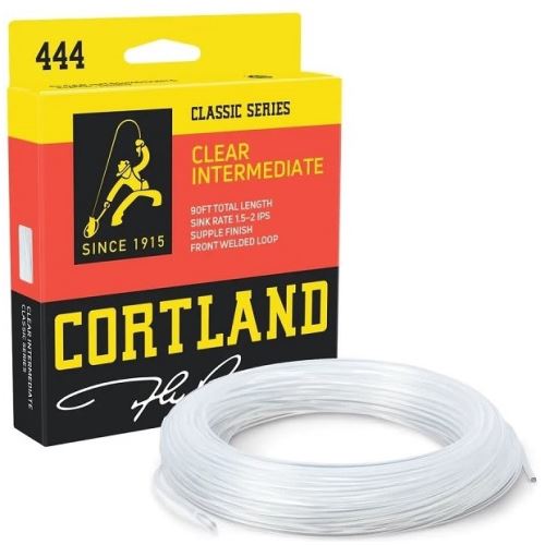 Cortland Muškaárská Šnúra 444 Classic Intermediate Freshwater Saltwater Clear 90 ft