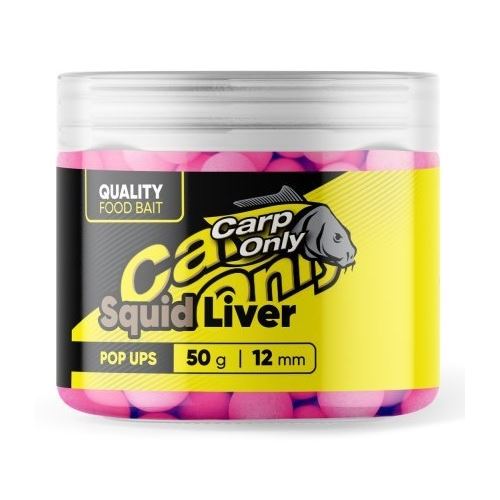 Carp Only Plávajúce Boilies Hi-Visual Pop Up Squid Liver 50 g