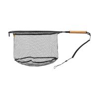 Fencl Muškársky Podberák King M Natur s Magnetom a Pogumovanou Sieťou Magnetický Držiak a Poistné Lanko 40x35 cm (5)