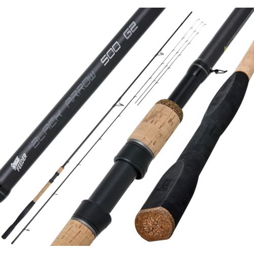Sensas Prút Black Arrow Feeder 500 G2 3,9 m 85 g 2+3 Diely