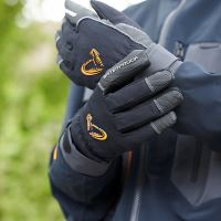 Savage Gear Rukavice All Weather Glove Black (3)