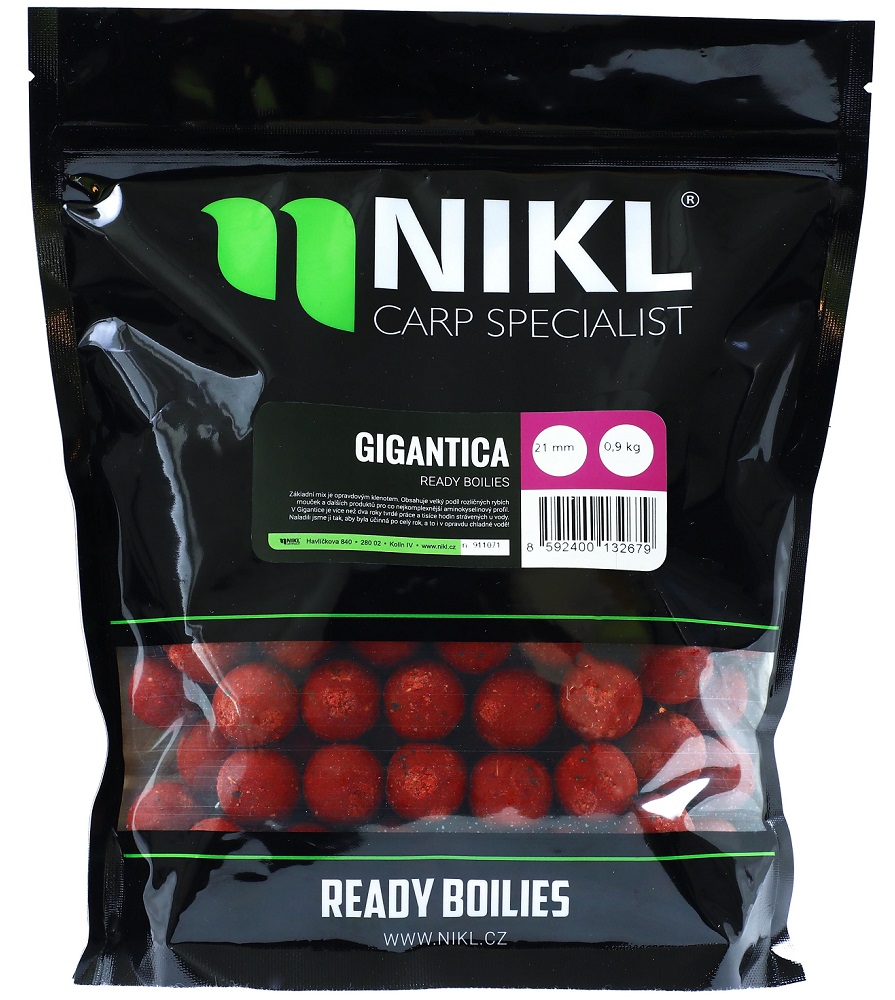 Nikl boilie ready gigantica - 2,7 kg 20 mm