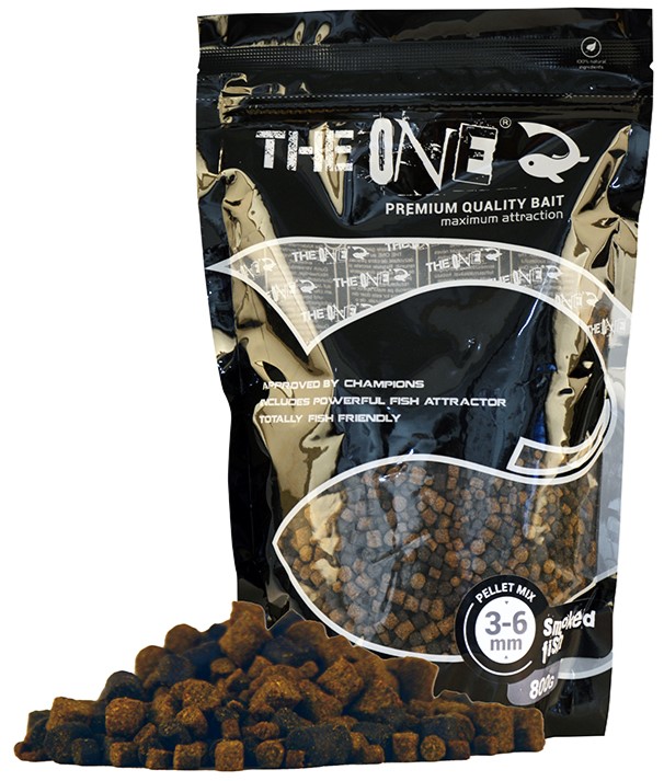 The one pellet mix smoked fish 800 g - 3-6 mm