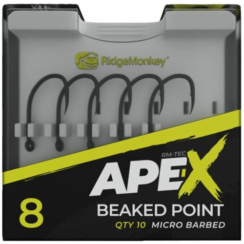 RidgeMonkey Háčik Ape-X Beaked Point Barbed 10 ks