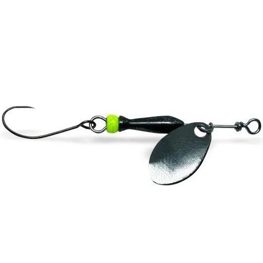 Jigovkycz rotačka classic barbless black (black/chartreuse body) - 0