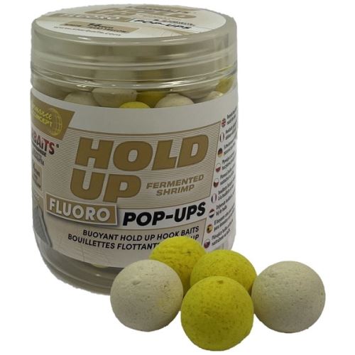 Starbaits Plávajúce Boilie Fluo Hold Up Fermented Shrimp 80 g