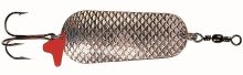 Dam Blyskáč Effzett Scales Spoon Sinking Silver Silver - 4,5 cm 16 g