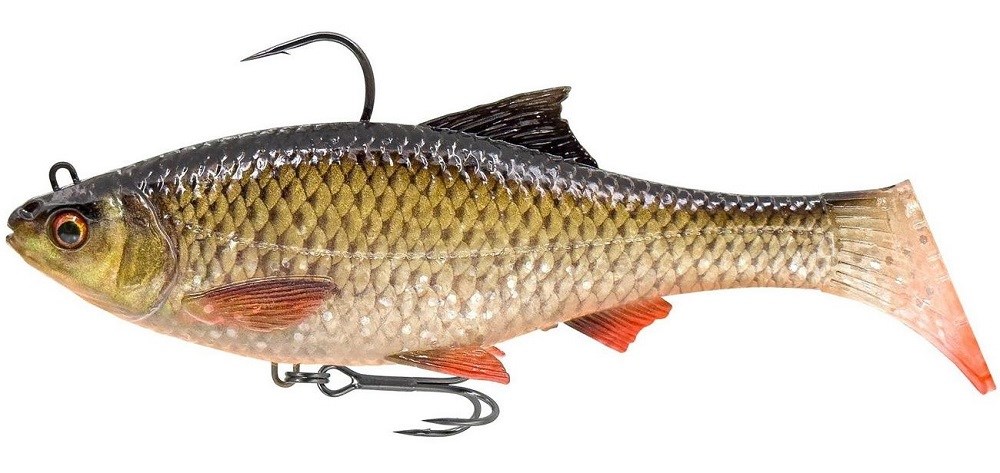 Savage gear gumová nástraha 3d roach rtf fs clear rudd - 18 cm 104 g