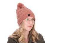 Fox Čiapka Ladies Knitted Bobble Hat (2)