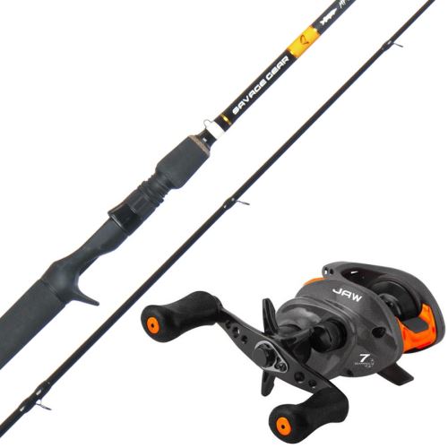 Savage Gear Akčný set Prút Multi Purpose Predator2 Trigger 2,21 m 10-30 g + multiplikátor Okuma Jaw