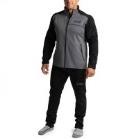 Adventer & Fishing Hrejivá Mikina Prostretch Titanium & Black (3)