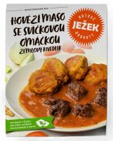 Ježkove Krabičky Hovädzie Mäso So Sviečkovou Omáčkou a Žemlovou Knedľou 450 g