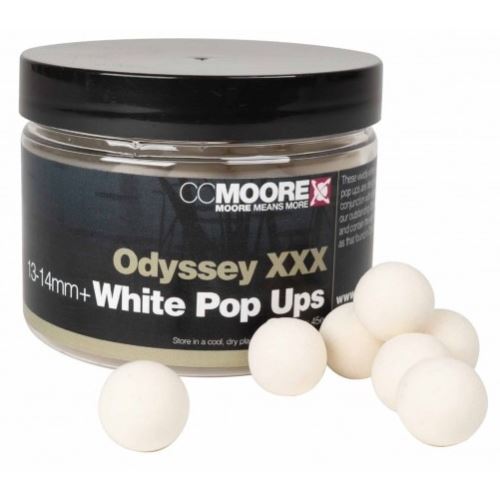 CC Moore Plávajúce Boilie Odyssey XXX Biele Extra Plávajúce 13-14 mm 45 ks