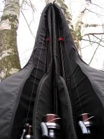 R-spekt Triple polstrované čierne púzdro na 3 prúty (1)