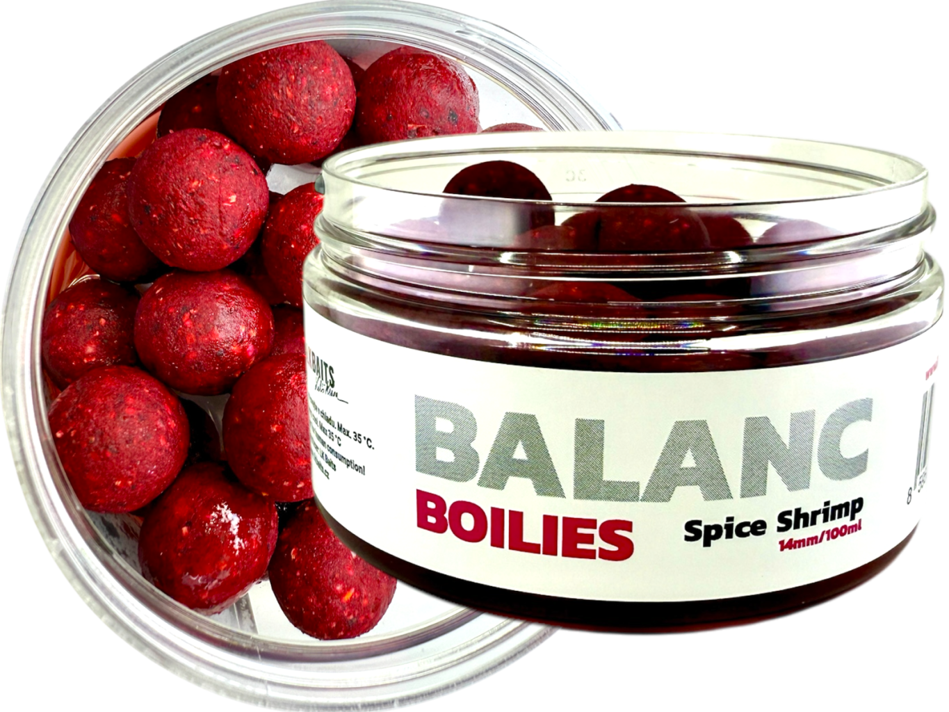 Lk baits balanc boilies spice shrimp - 14 mm 100 ml
