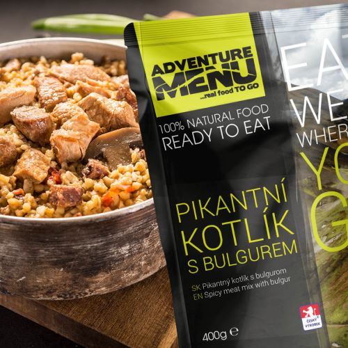 Adventure Menu Pikantný Kotlík S Bulgurom