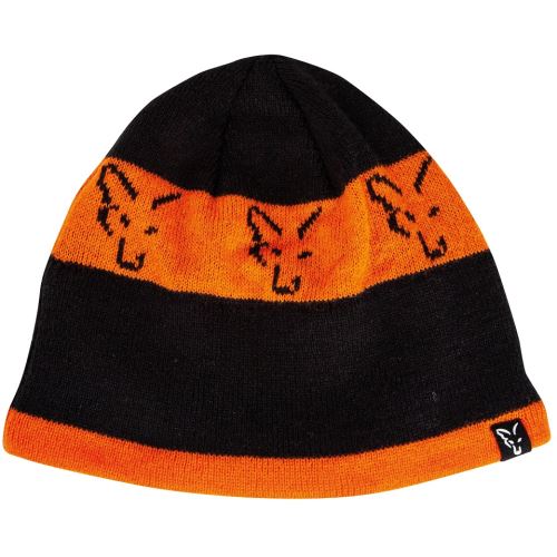 Fox Čiapka Black Orange Beanie