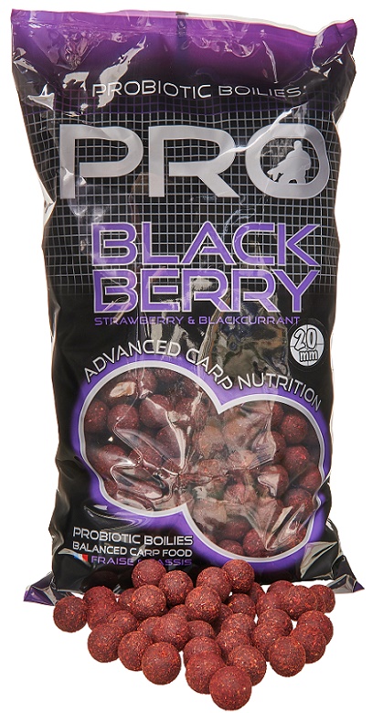 Starbaits boilies probiotic pro blackberry - 2 kg 14 mm