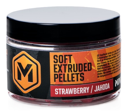 Mivardi mäkčené pelety soft extruded pellets 150 ml - jahoda