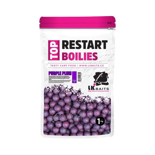 LK Baits Boilie Top ReStart Purple Plum