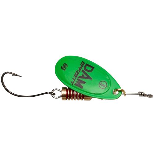 Dam Blyskáč Effzett Spinner With Single Hooks Sinking Green