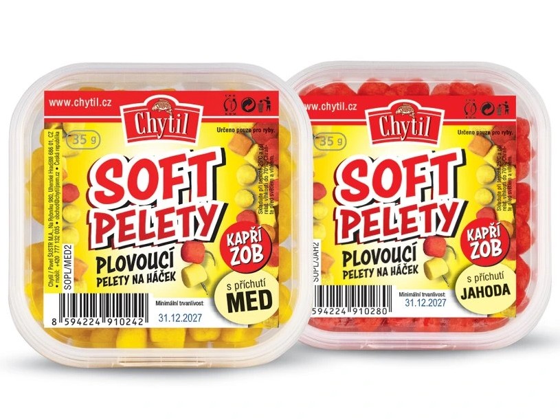 E-shop Chytil plávajúce soft pelety 6-8 mm 35 g - cesnak