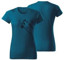 Giants Fishing Tričko Dámské Plavající Kapor Petrolejové - XS