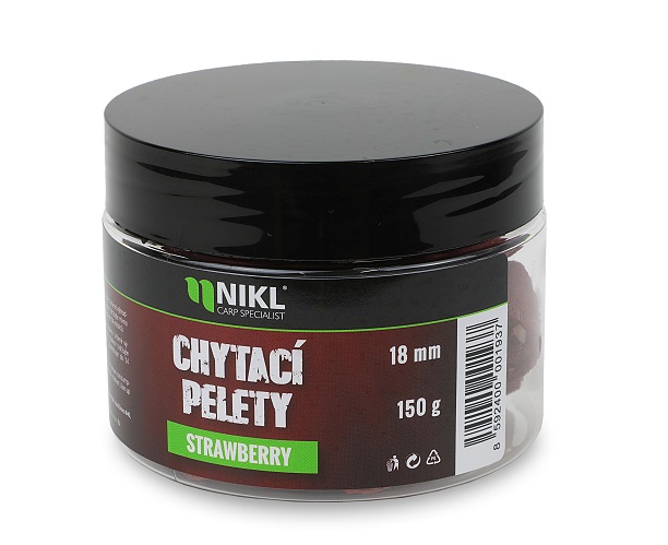 Nikl chytacie pelety strawberry 150 g - 10 mm