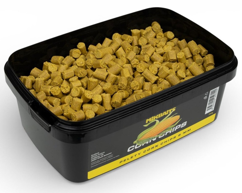 E-shop Mikbaits pelety corn chips 700 g 6 mm
