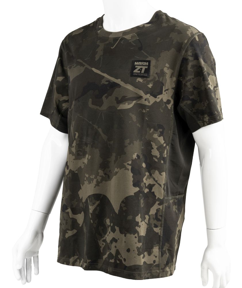 Nash tričko zt lite luxe t shirt camo - xxxl