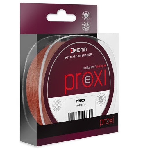 Delphin splietaná šnúrka proxi 8-priemer 0,10 mm / nosnosť 12,2 lb / návin 130 m