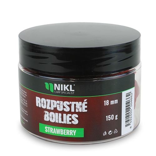 Nikl Rozpustné Boilies Strawberry 150 g