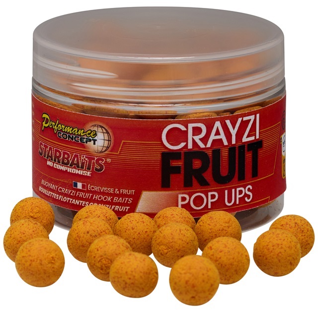 Starbaits boilie pop up crayzi fruit 50 g - 16 mm