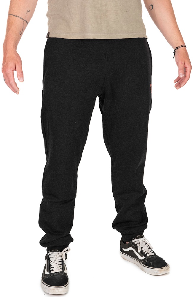 Fox tepláky collection joggers black orange - xxxl