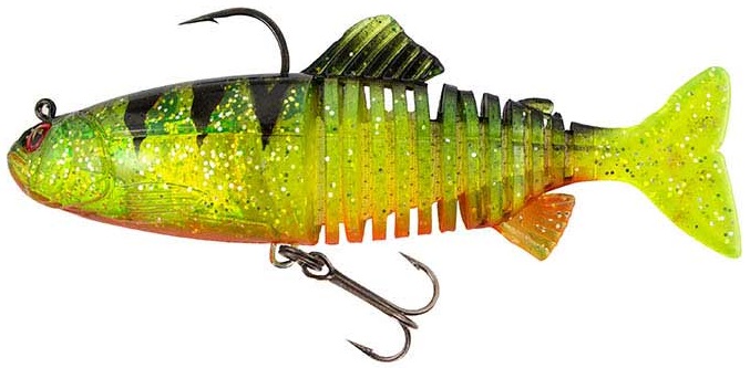 Fox rage gumová nástraha replicant jointed uv perch  - 20 cm 120 g