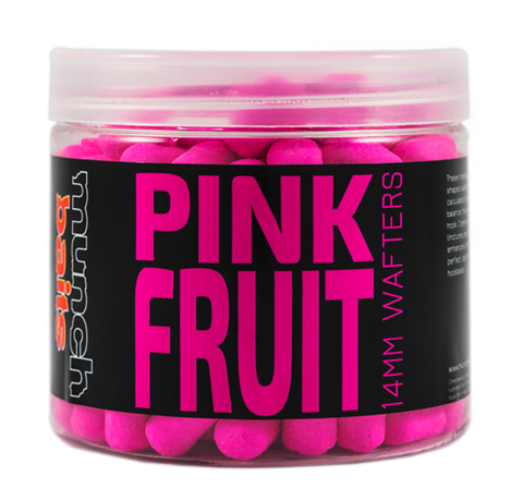 Munch baits vyvážené boilie pink fruit wafters 200 ml-18 mm