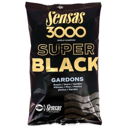 Sensas kŕmenie 3000 SUPER BLACK 1kg