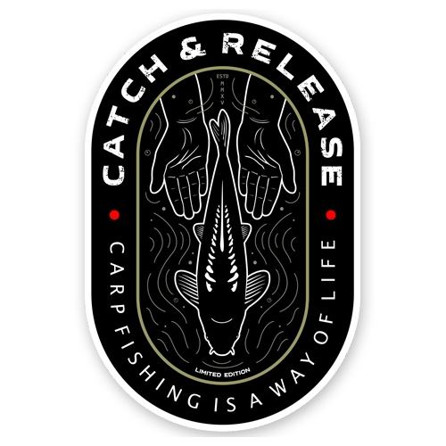 4ANGLERSDESIGN Samolepka 97 Catch And Release Carpfishing