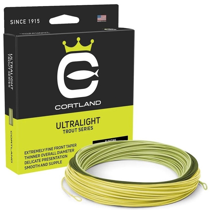 E-shop Cortland muškárska šnúra trout ultralight freshwater tricolor - wf3f 80 ft