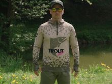 Delphin Tričko s Kapucňou UV ARMOR 50+ Trout (8)