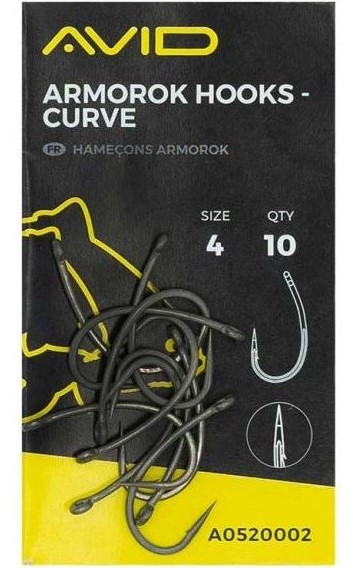 Avid carp háčiky armorok hooks curve - 6