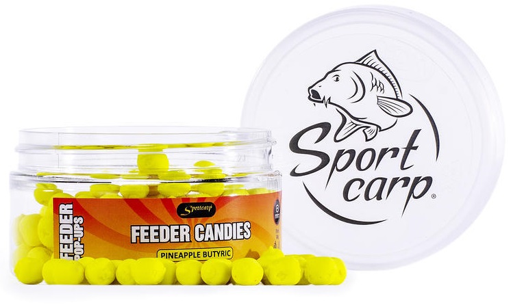 Sportcarp plávajúce nástrahy feeder candies 75 ml 8 mm-ananas butyric