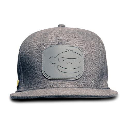 RidgeMonkey Šiltovka S Rovným Šiltom APEarel Dropback Snapback Šedá