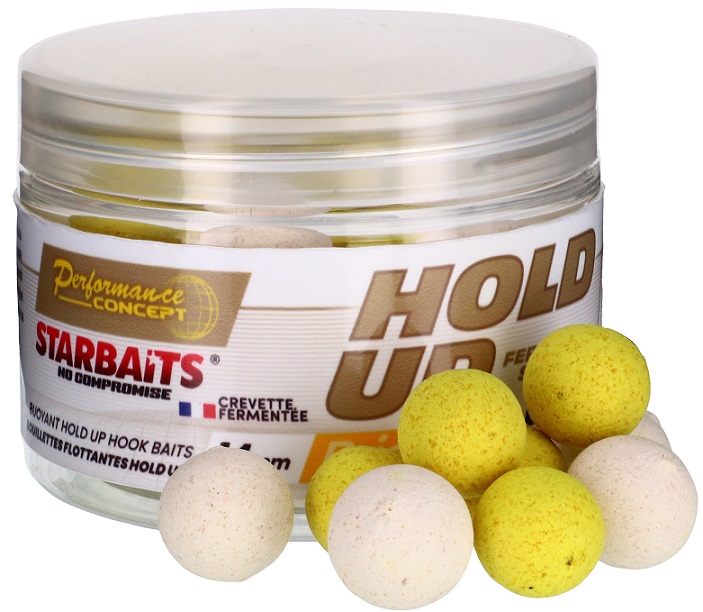 Starbaits plávajúce boilie bright hold up fermented shrimp 50 g - 16 mm