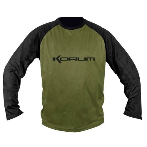 Korum Tričko Dri-Active Long Sleeve Tshirt
