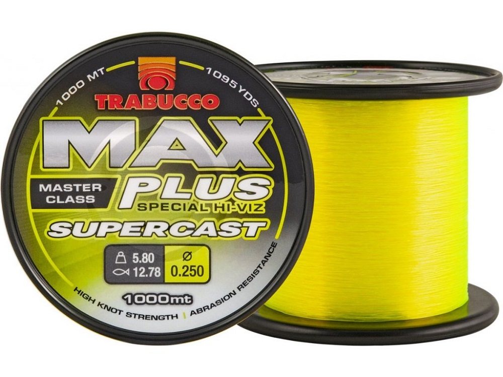 Trabucco vlasec max plus line supercast 1000 m - 0,35 mm 10,5 kg