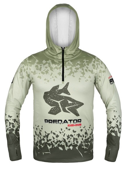 E-shop Delphin tričko s kapucňou uv armor 50+ predator - s